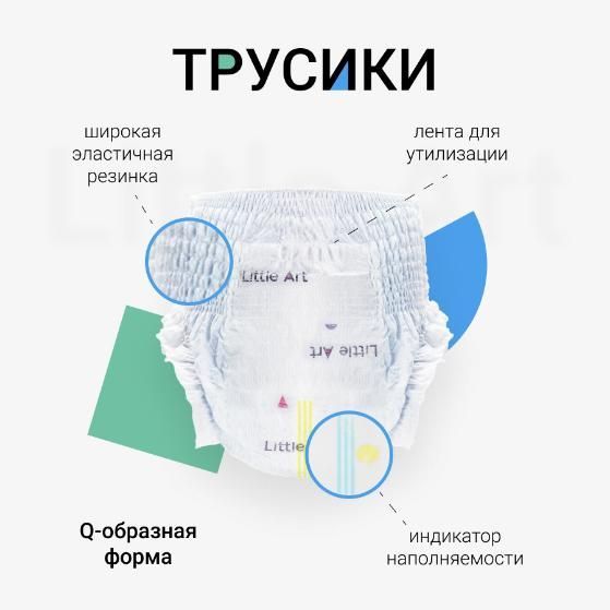 детские трусики Детские трусики-подгузники в индивидуальной упаковке размер XXL свыше 15  кг, 36 шт – купить в интернет-магазине «Космедэль»
